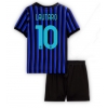 Camisa de Futebol Inter Milan Lautaro Martinez #10 Equipamento Principal Infantil 2025-26 Manga Curta (+ Calças curtas) Camisa de Futebol Inter Milan Lautaro Martinez #10 Equipamento Principal Infantil 2025-26 Manga Curta (+ Calças curtas)